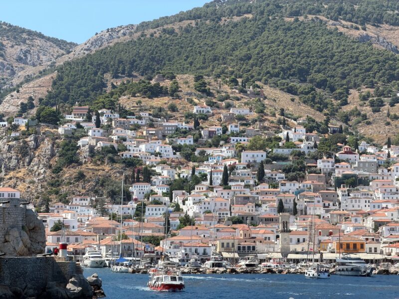 PlanetSKI in the summer, Hydra in Greece. Image © PlanetSKI